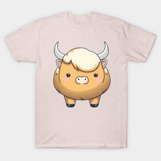 Brown cow bull T-Shirt